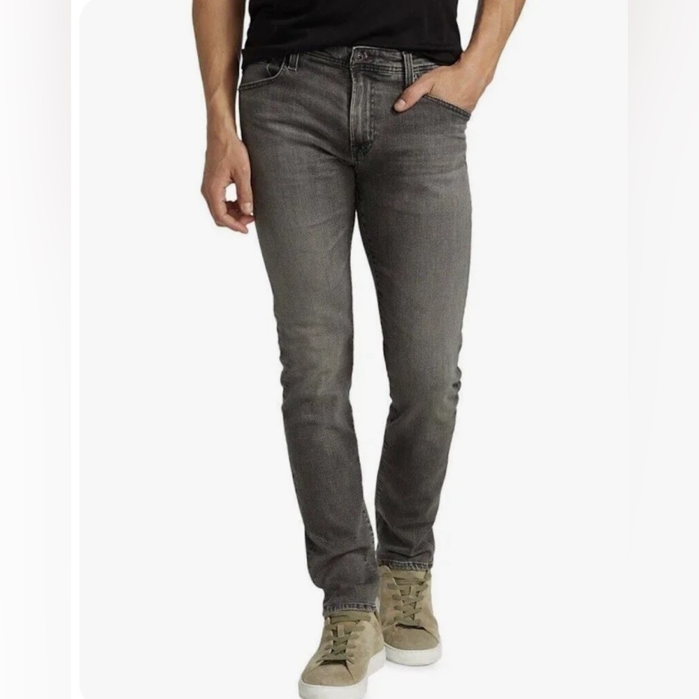 Adrian Goldschmied The Tellis Size 32 × 34 Modern Slim Jeans Gray